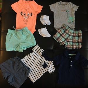 SOLD ✨ Bundle Sale✨Newborn summer outfits w/ socks